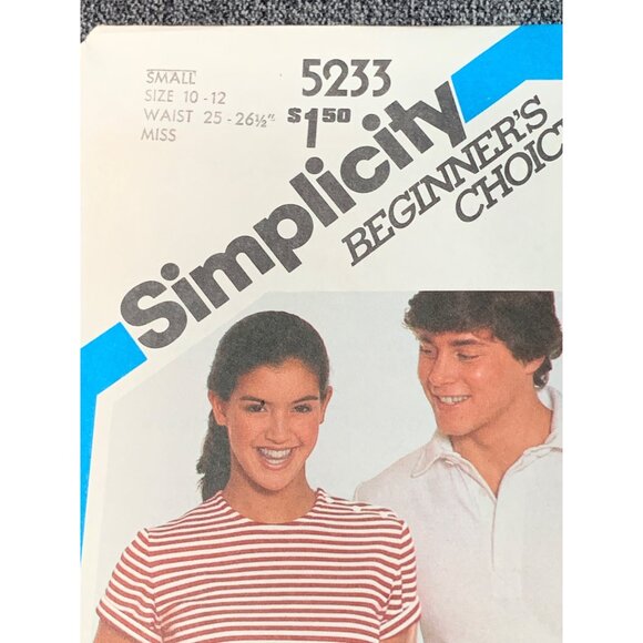 Simplicity Misses Shirt Sewing Pattern sz 10-12 5233 - uncut - Picture 2 of 3